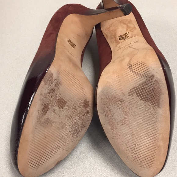 Vince Camuto Signature ombré leather suede pumps - Picture 7 of 8